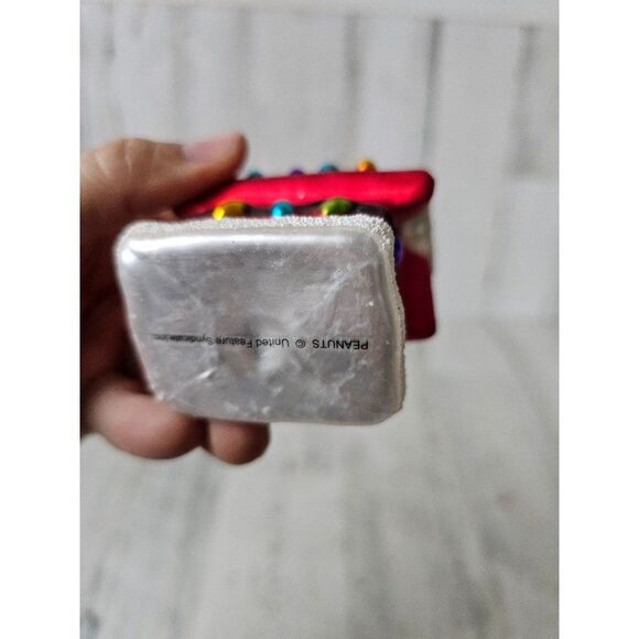 Glass Snoopy dog house ornament Xmas tree light up - Picture 13 of 16